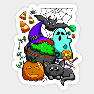 Halloween Doodle Sticker